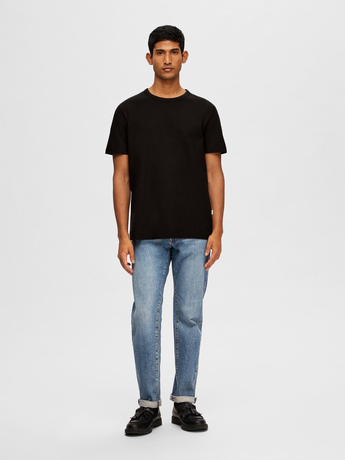 SELECTED HOMME - JOSEPH T-Shirt - Black